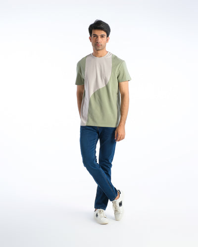 Men Panel T Shirt