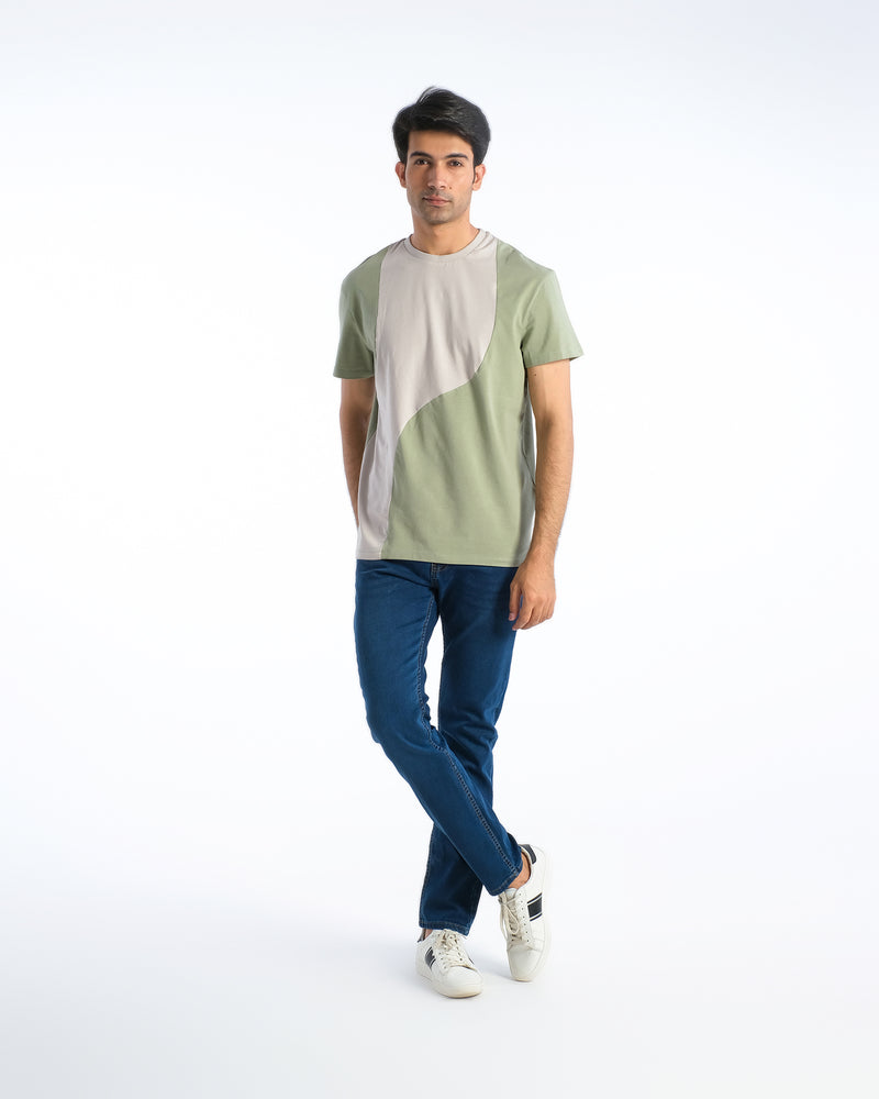Men Panel T Shirt - Engine - Buy Now