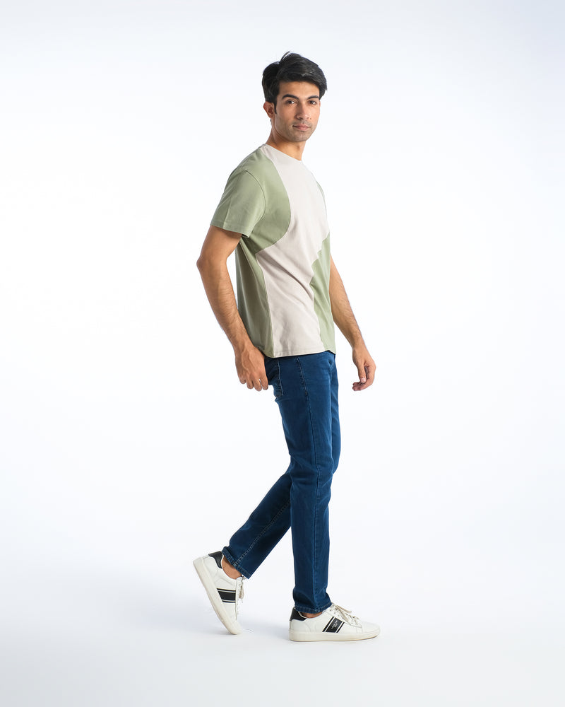 Men Panel T Shirt - Engine - Buy Now
