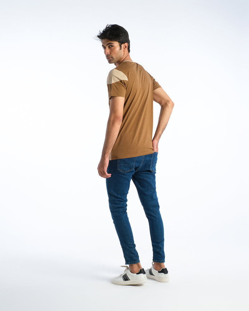 Men Panel T Shirt - Engine - Buy Now