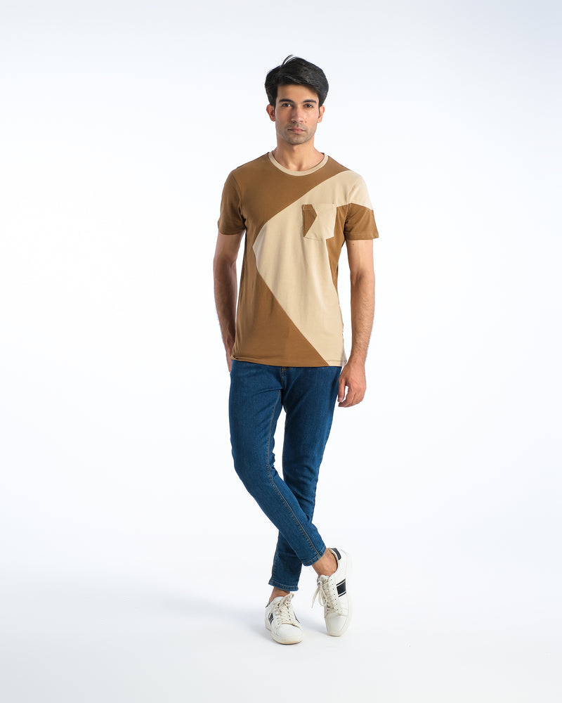 Men Panel T Shirt - Engine - Buy Now