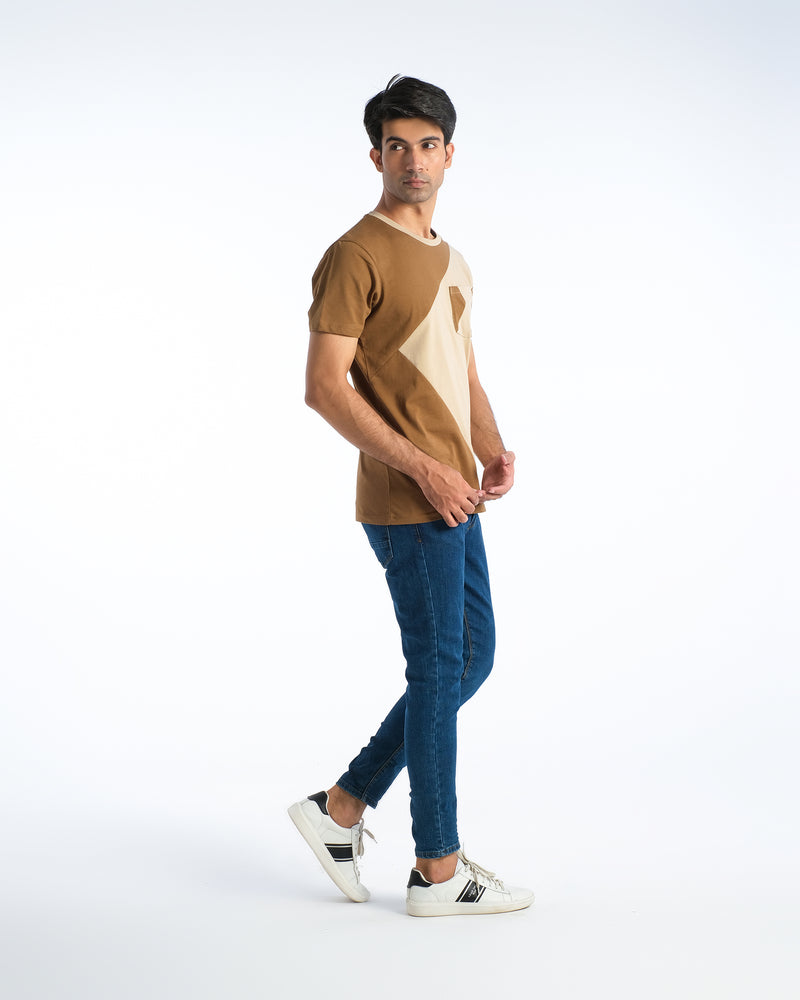 Men Panel T Shirt - Engine - Buy Now
