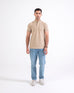 Men Ban Collar Polo Tee