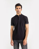 Men Ban Collar Polo Tee - Engine - Buy Now