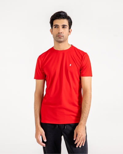 Men Plain Active Wear Tee