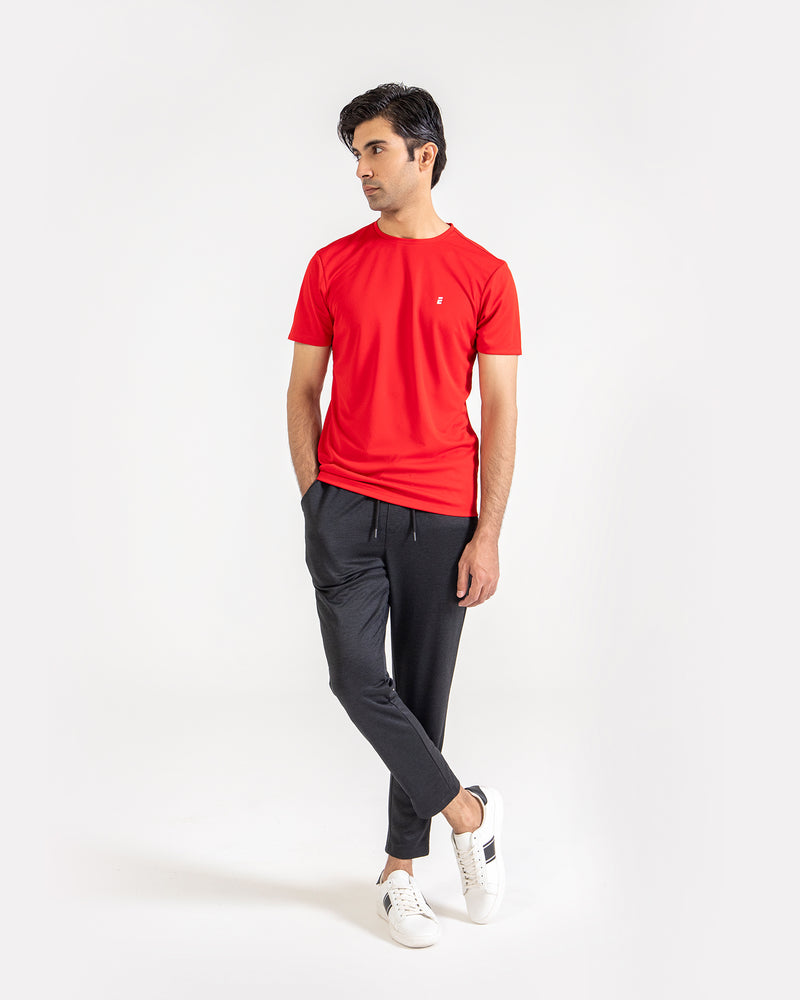 Men Plain Active Wear Tee - Engine - Buy Now