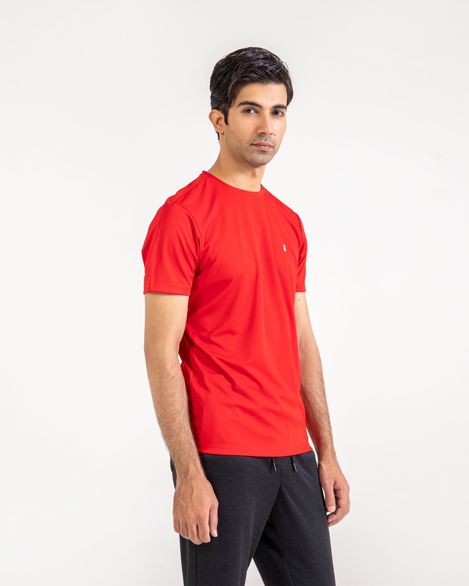 Men Plain Active Wear Tee - Engine - Buy Now