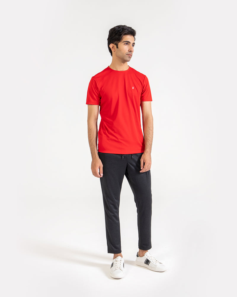 Men Plain Active Wear Tee - Engine - Buy Now