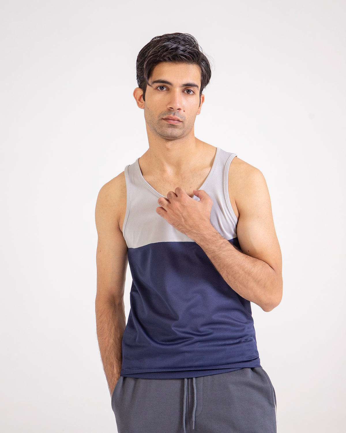Men Panel Active Wear Vest - Engine - Buy Now