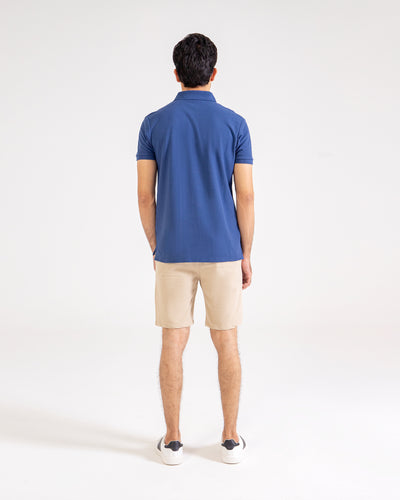 Men S/S Panel Polo Tee