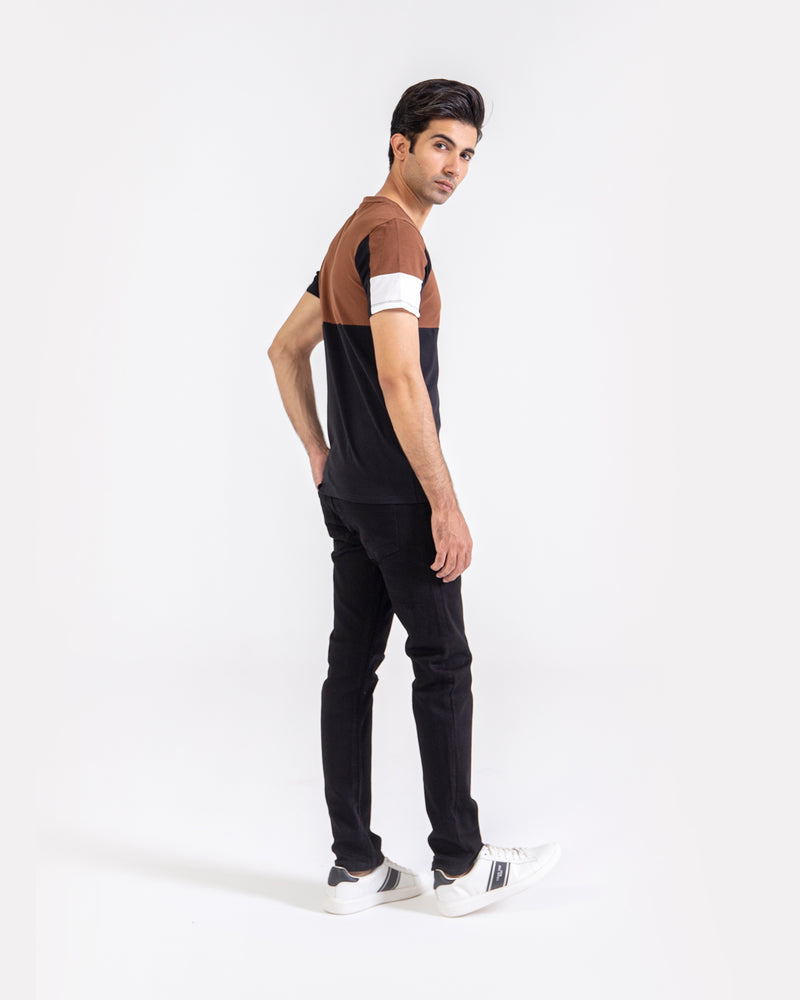 Men Panel T-Shirt - Engine - Buy Now
