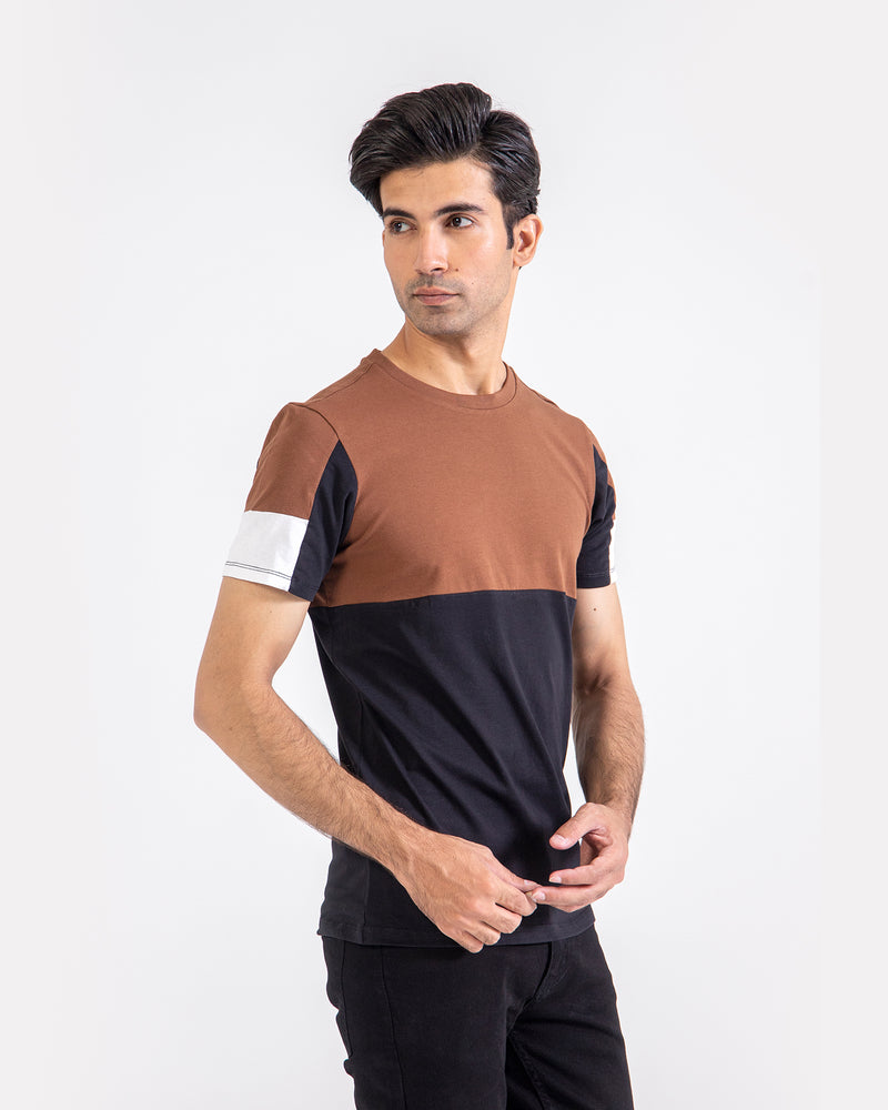 Men Panel T-Shirt - Engine - Buy Now