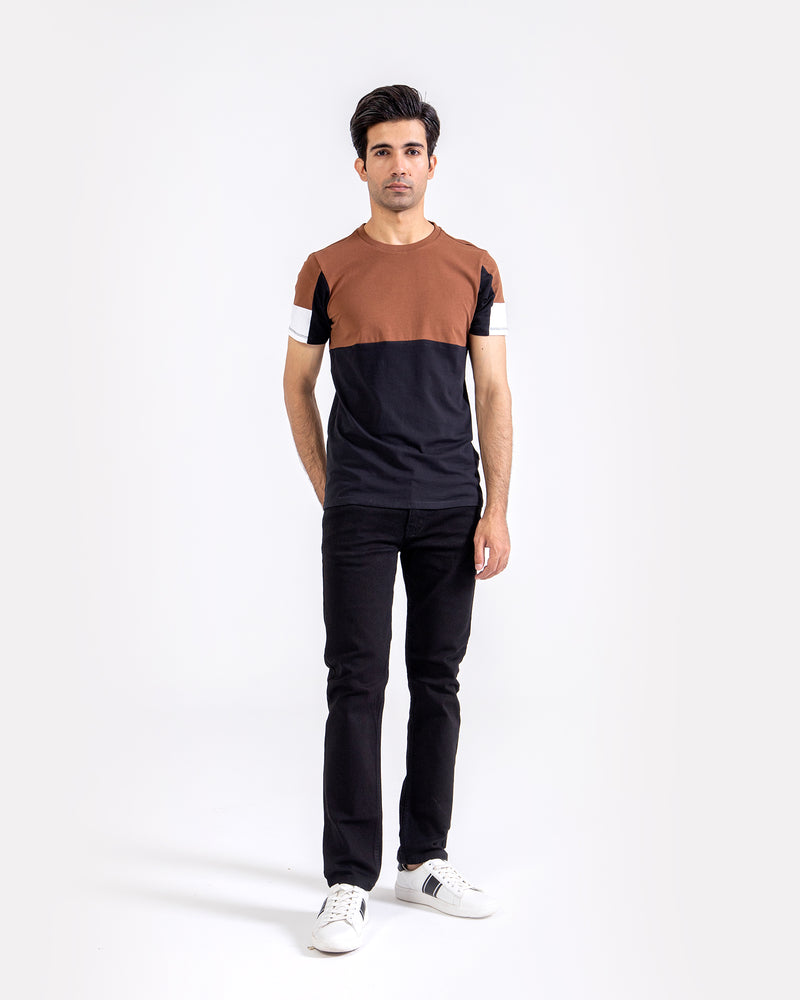 Men Panel T-Shirt - Engine - Buy Now