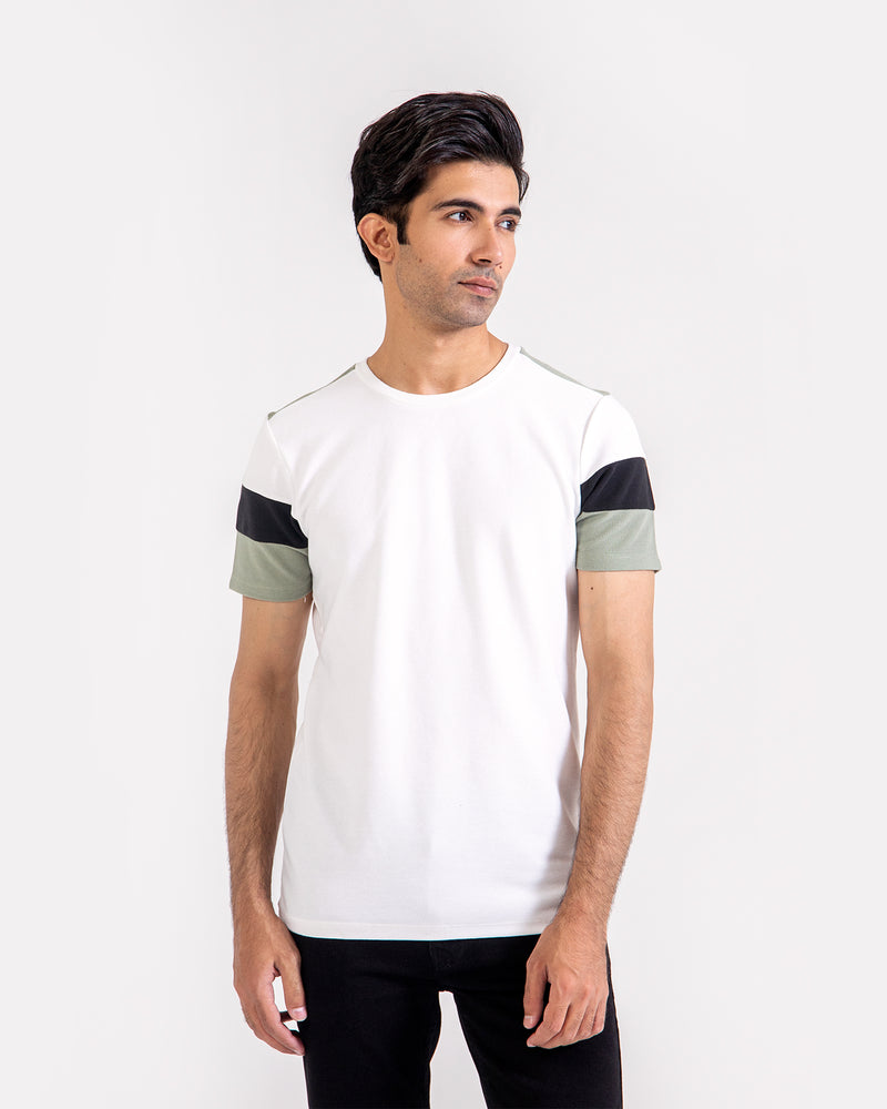 Men Panel T-Shirt - Engine - Buy Now