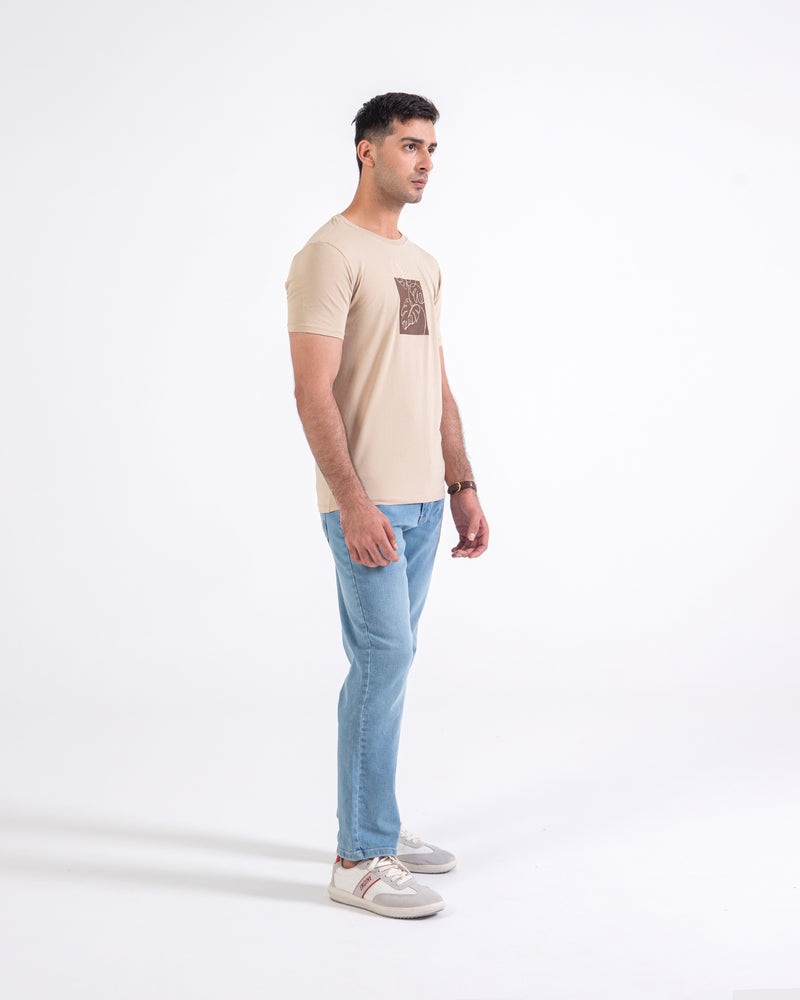 Men Embroidery T-Shirt - Engine - Buy Now