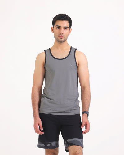 Men Panel Active Wear Vest