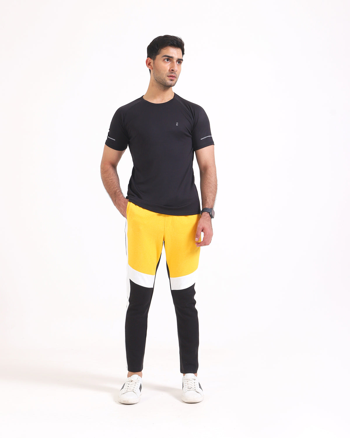 Men Plain Active Wear Tee - Engine - Buy Now