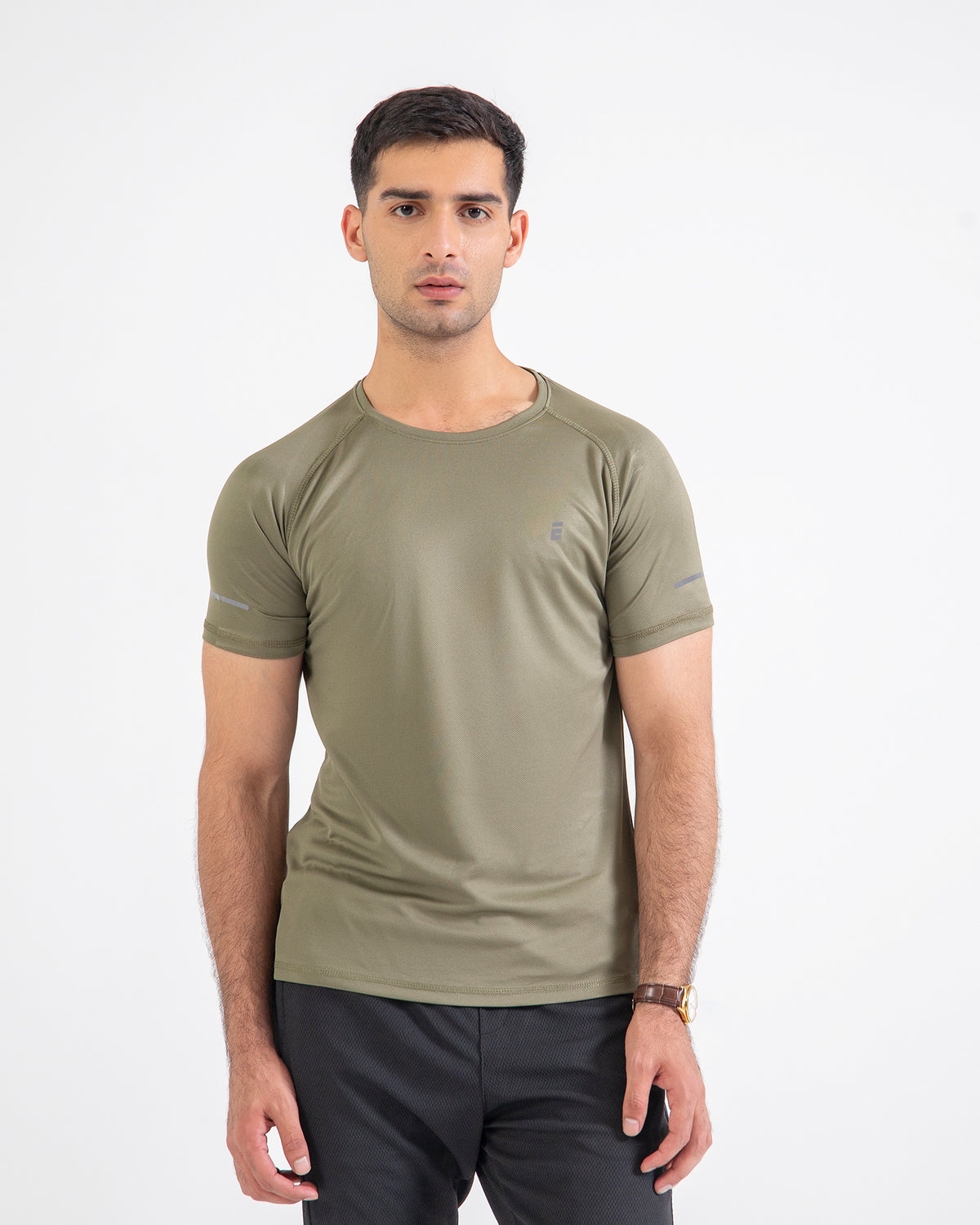 Men Plain Active Wear Tee - Engine - Buy Now