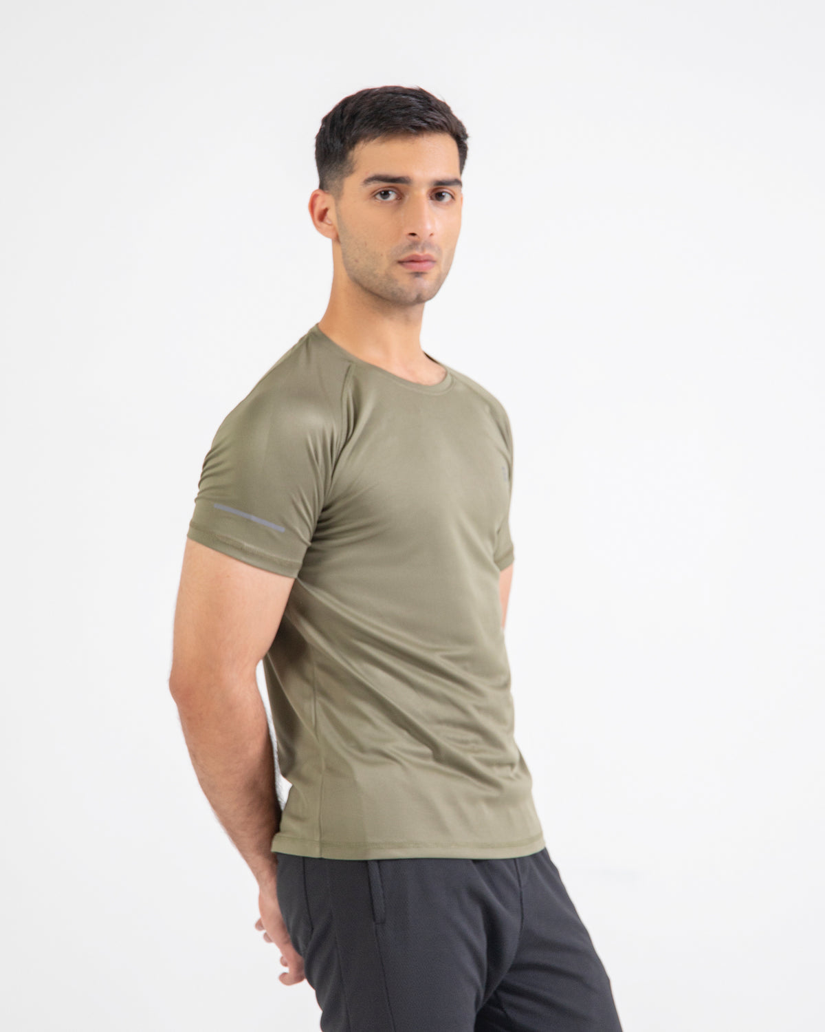 Men Plain Active Wear Tee - Engine - Buy Now