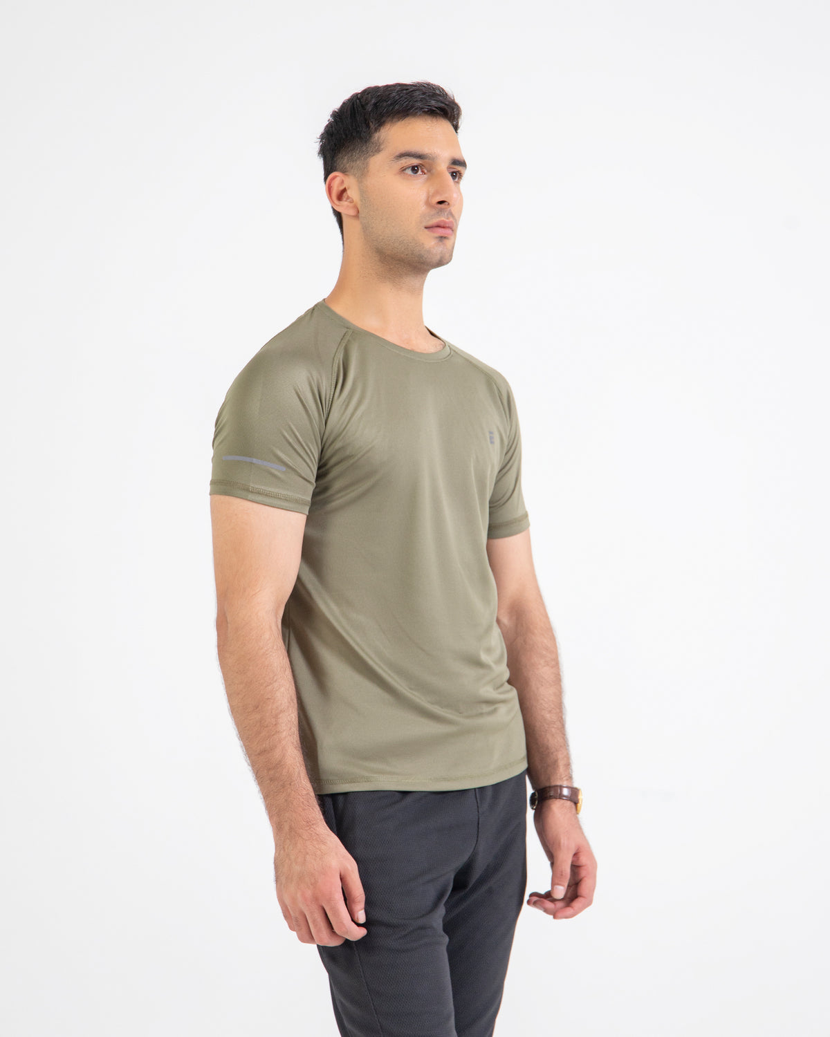Men Plain Active Wear Tee - Engine - Buy Now