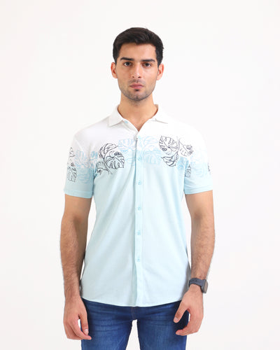 Men Panel Button Down