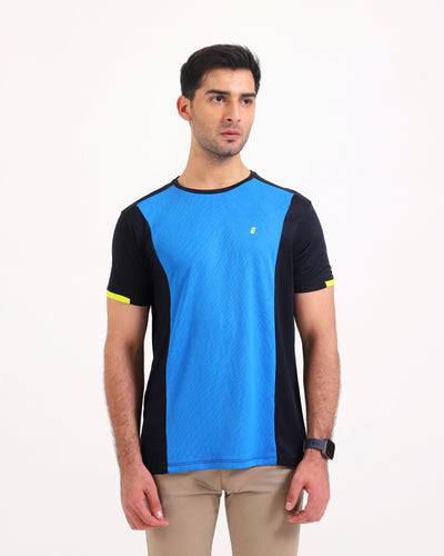 Men Panel Active Wear Tee