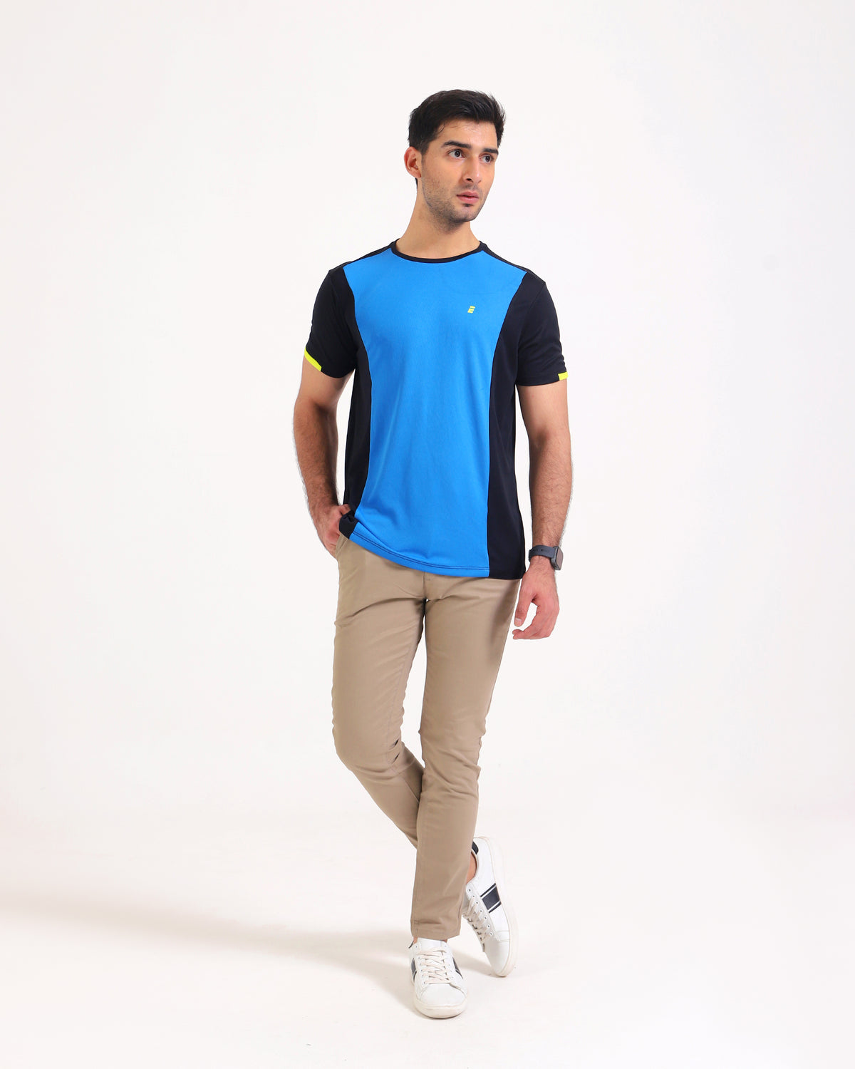 Men Panel Active Wear Tee - Engine - Buy Now