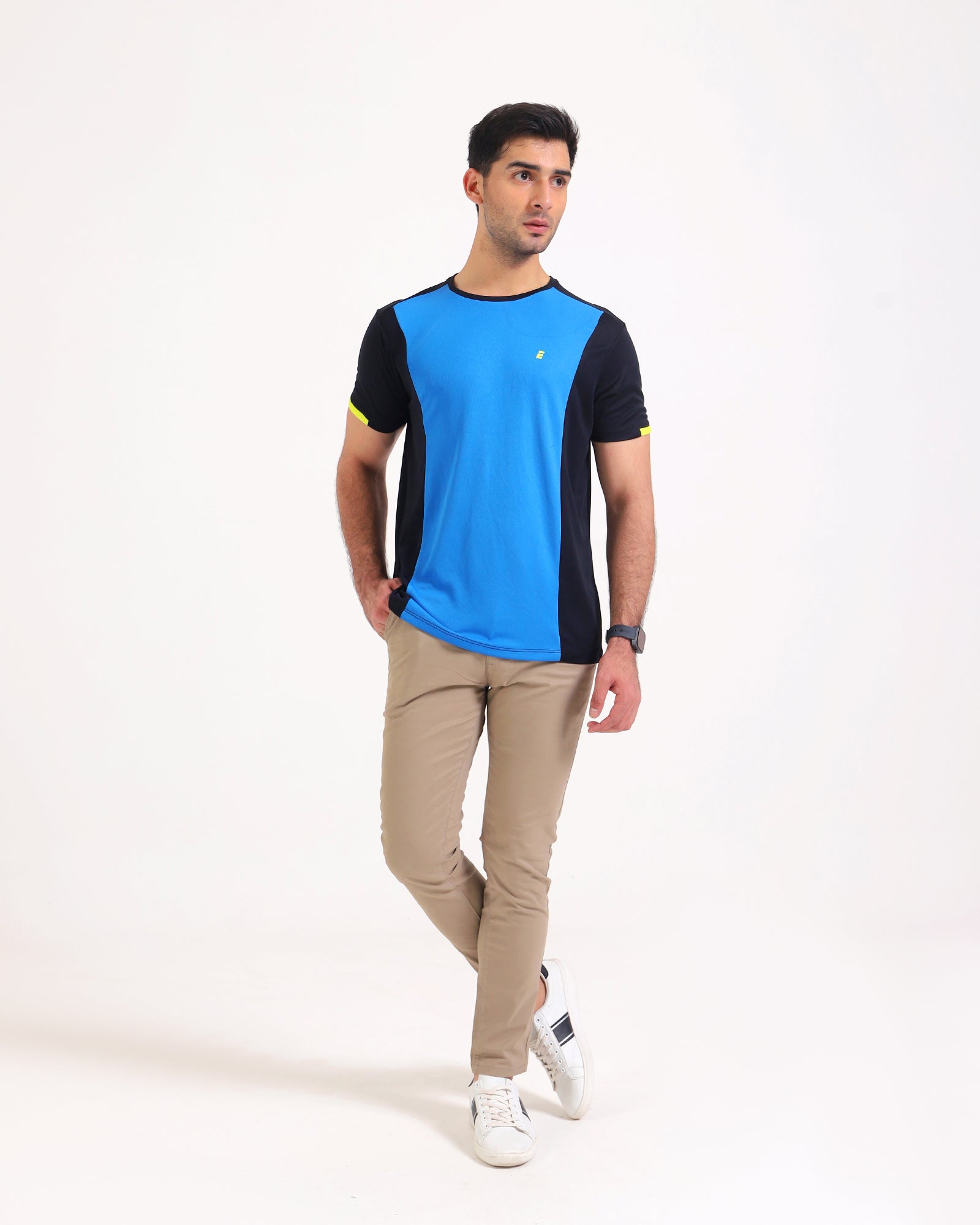Men Panel Active Wear Tee - Engine - Buy Now