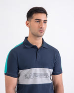 Men S/S Panel Polo Tee - Engine - Buy Now