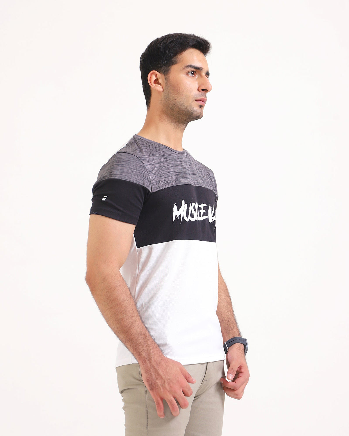 Men Active Wear Panel Tee - Engine - Buy Now