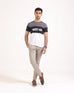 Men Active Wear Panel Tee