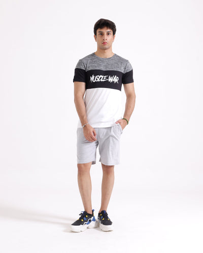 Men Panel Active Wear Tee