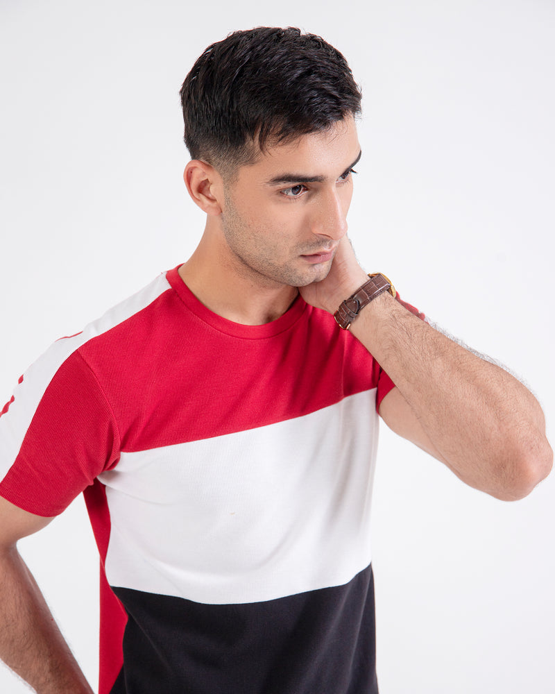 Men Panel T-Shirt - Engine - Buy Now