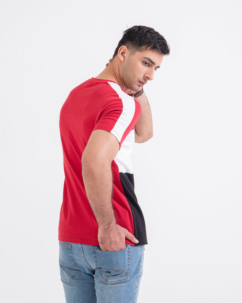 Men Panel T-Shirt - Engine - Buy Now