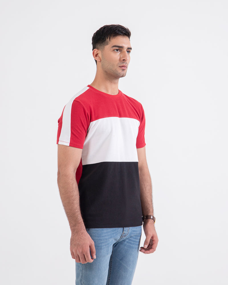 Men Panel T-Shirt - Engine - Buy Now