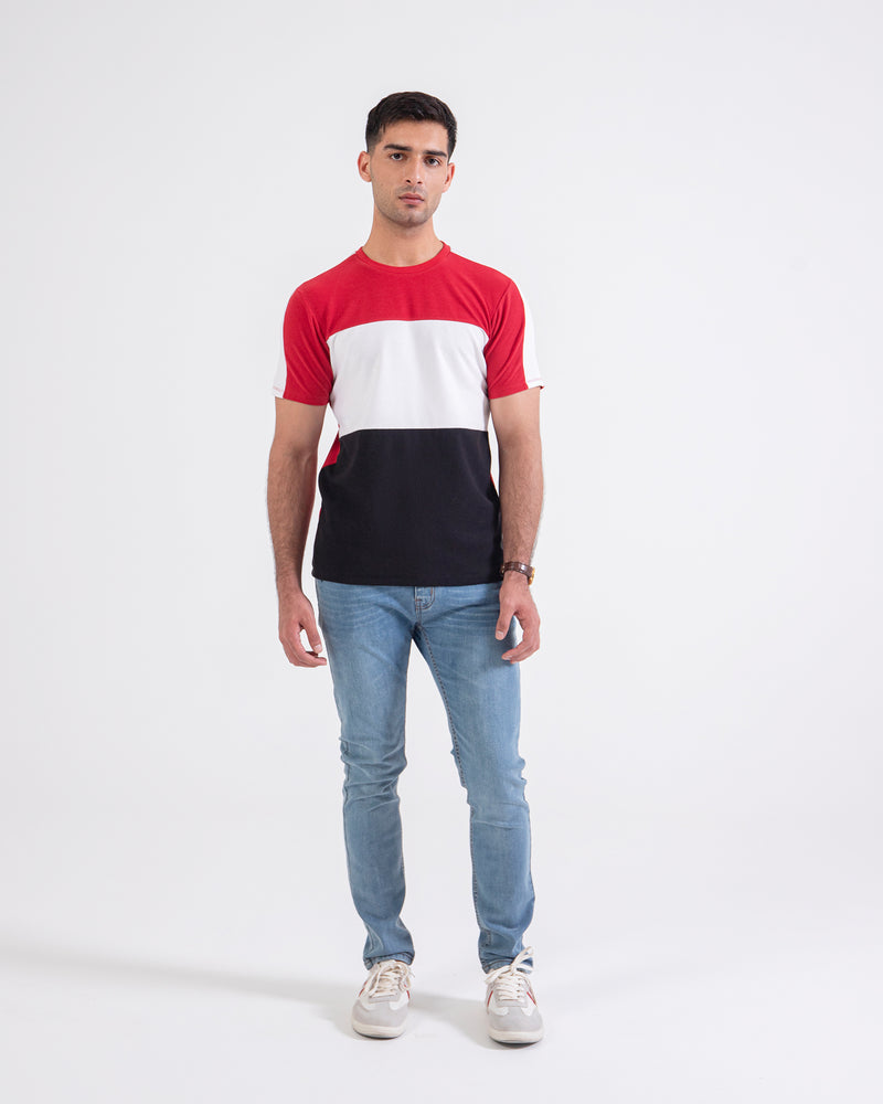 Men Panel T-Shirt - Engine - Buy Now