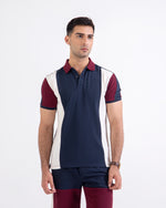 Men S/S Panel Polo Tee - Engine - Buy Now