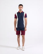 Men S/S Panel Polo Tee - Engine - Buy Now