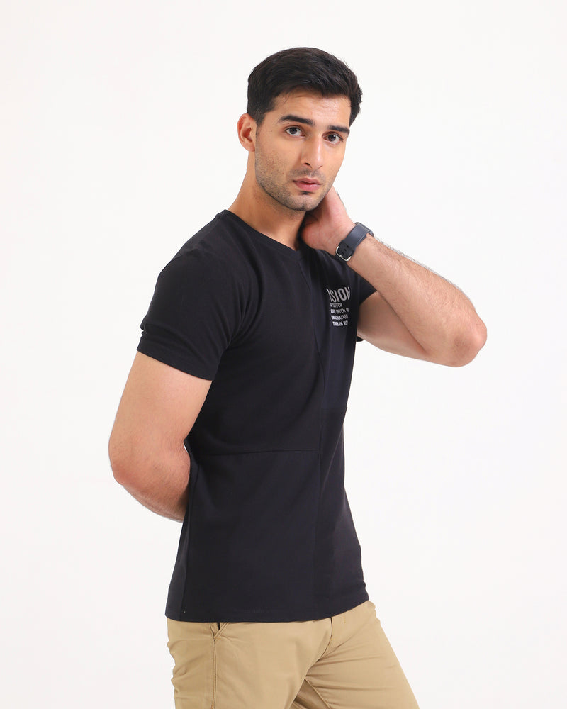 Men Panel T-Shirt - Engine - Buy Now