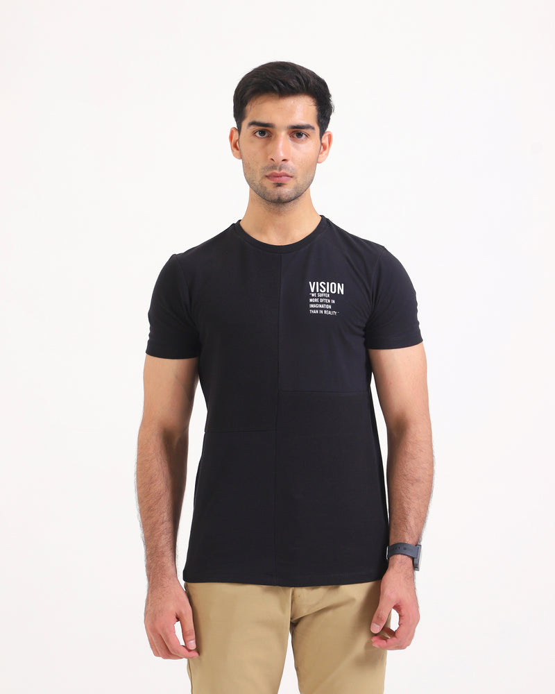Men Panel T-Shirt - Engine - Buy Now