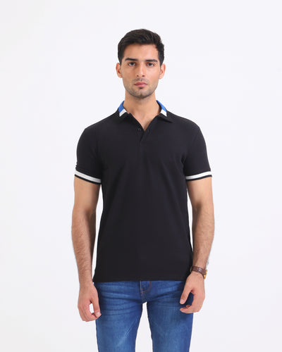 Men S/S Solid Polo Tee