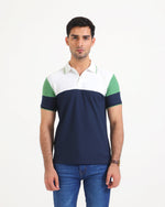 Men S/S Panel Polo Tee - Engine - Buy Now