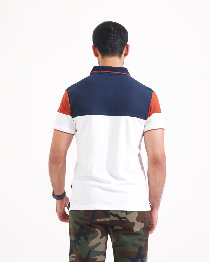 Men S/S Panel Polo Tee - Engine - Buy Now