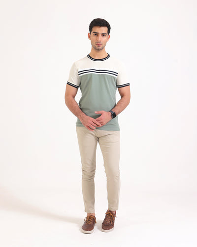 Men Panel T-Shirt