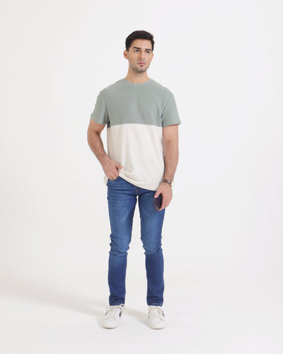 Men Panel T-Shirt