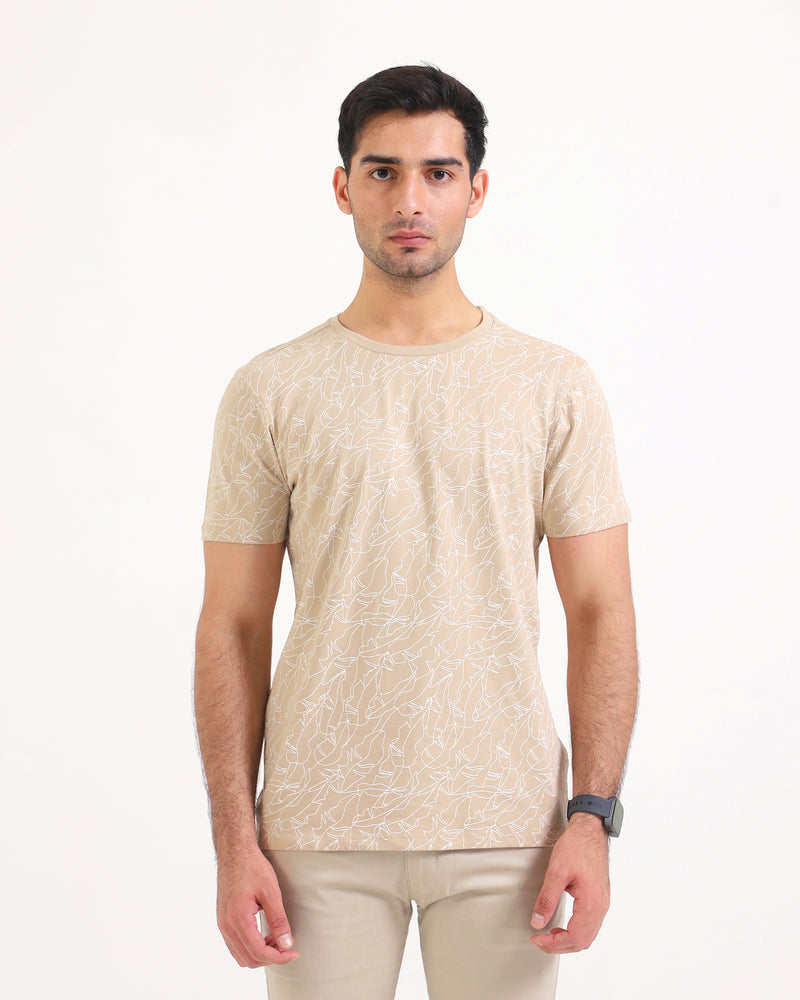 Men All Over Printed T-Shirt - Engine - Buy Now