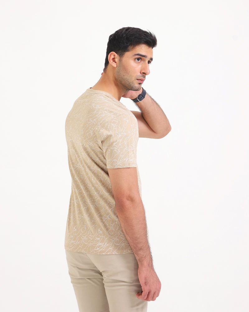 Men All Over Printed T-Shirt - Engine - Buy Now