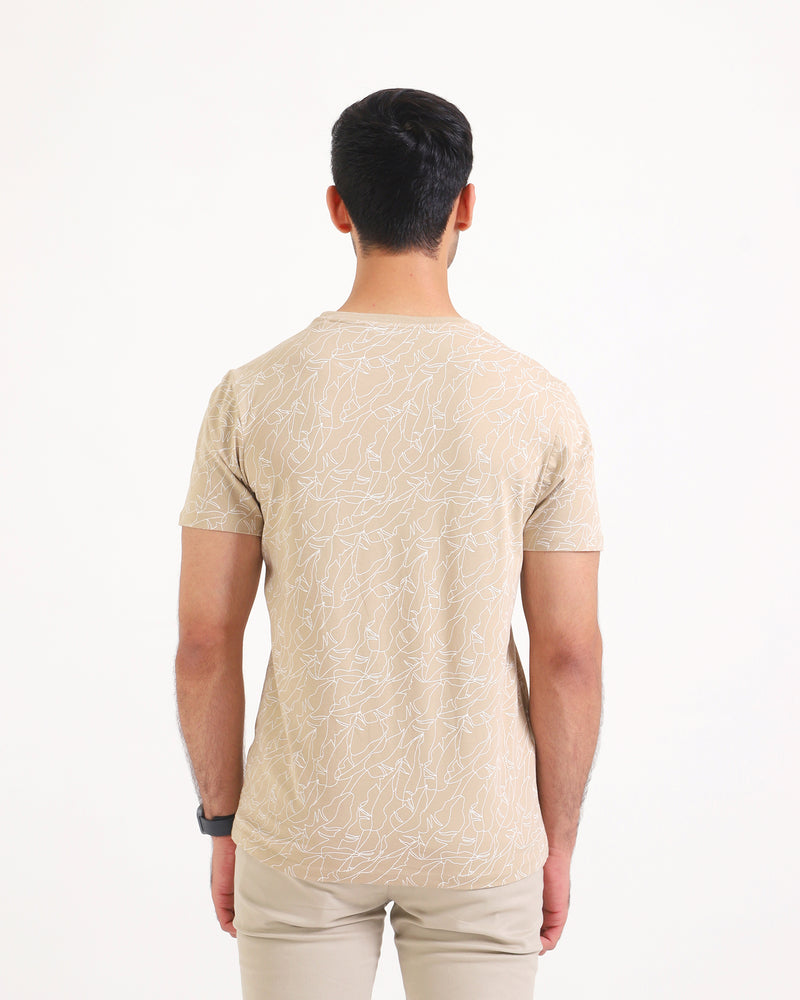 Men All Over Printed T-Shirt - Engine - Buy Now