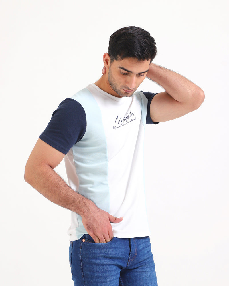 Men Panel T-Shirt - Engine - Buy Now