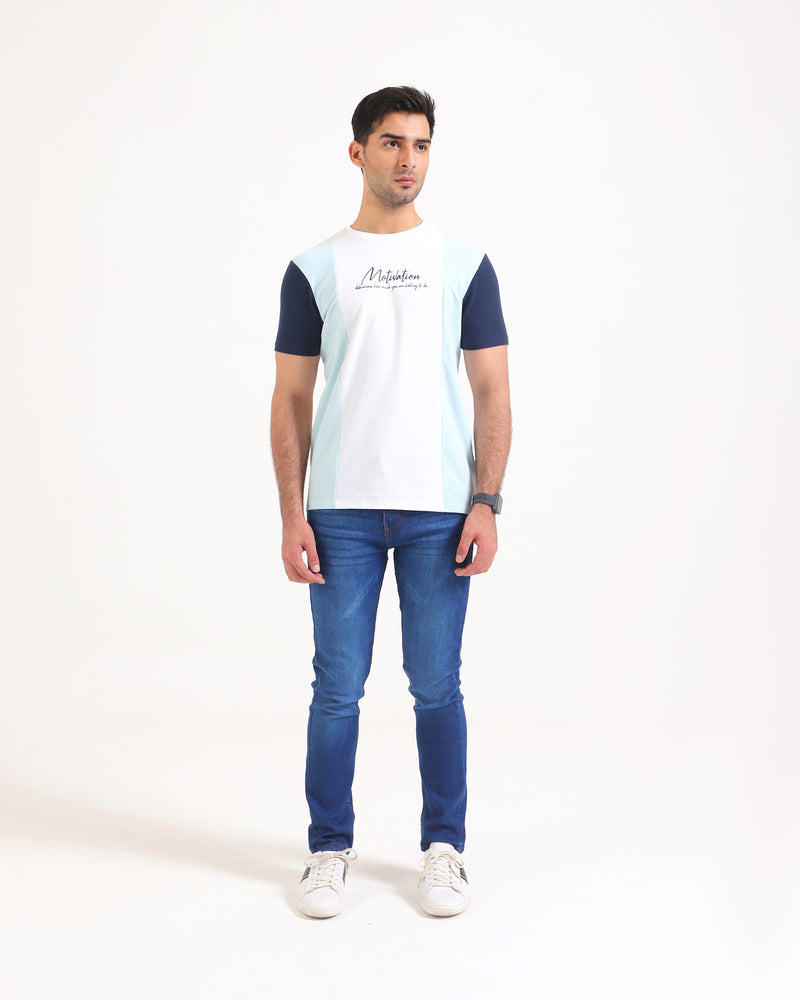 Men Panel T-Shirt - Engine - Buy Now